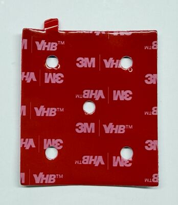 3M VHB Red Liner Double-Sided Foam Tape, Custom Die-Cut, High Temperature Resistant Acrylic Adhesive