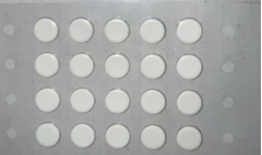 0.9mm Patins Redondos para Mouse Gamer UPE e PTFE Superfície Lisa Borda Arredondada