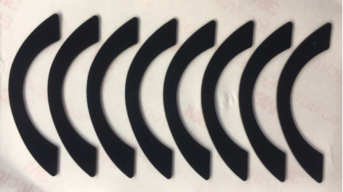 Fogo - o rato retardador de PTFE patina almofadas que 0.7mm de alta temperatura resistem o PTFE 300 centígrado