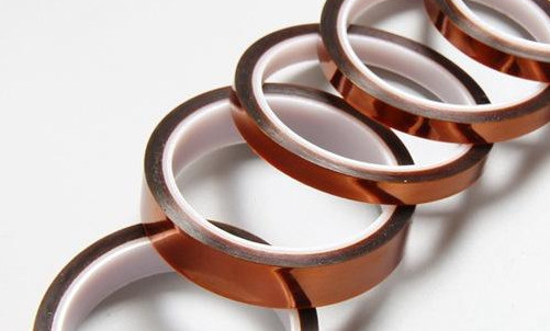Espessura cortada da fita adesiva 0.08mm de Brown do Polyimide resistente ao calor