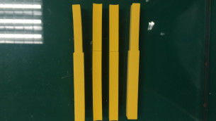 os produtos cortados 280*10*8mm impactam suportam 8.0mm EVA Rubber Foam grossa