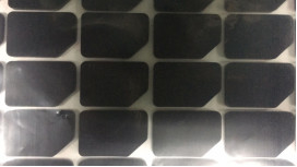 Coxim de borracha cortado preto dos produtos NBR NR EPDM do butadieno do nitrilo do silicone