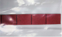 forma rígida vermelha cortada 0.25mm da isolação de papel da fibra do algodão da polpa de madeira de Mylar