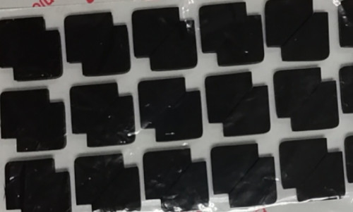 Costa resistente ao calor A 50 EPDM NBR NR de Kgf da almofada de borracha 7 de silicone