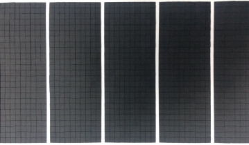 Fogo - o retardador Mylar preto rola cortar plástico do molde do quadrado de 4*4mm