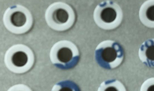 fita de esparadrapo do tecido 9448A de 0.15mm em volta das etiquetas laterais dobro do quadrado para monitores
