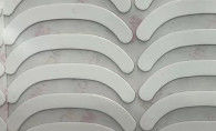Patins de rato de jogo de PTFE branco com fita adesiva de dois lados 9448HK