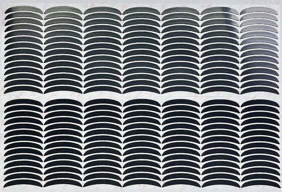 Patins de ratos Inocentes de PTFE Crescente Negro, Resistentes ao calor com Adesivo