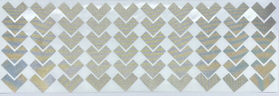 Pads de espuma condutora de proteção EMI em forma de V revestidos de ouro, auto-aderente pre-cortado Chevron Sponge Gasket