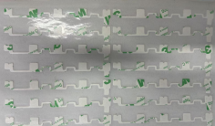 umidade cortada 0.05mm adesiva do forro da fita PCK Layflat de 3M 467 resistente