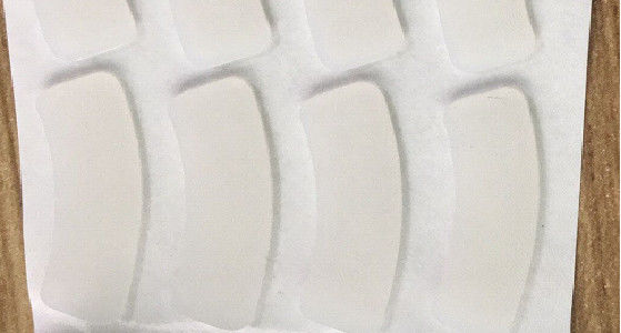 Almofada de borracha translúcida 0.05mm de silicone do fone de ouvido de Bluetooth densamente