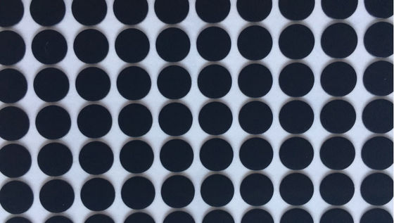 EVA Foam Diameter feita sob encomenda preta redonda D80*1.5mm 60 graus duramente em volta do coxim