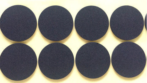 EVA Foam Diameter feita sob encomenda preta redonda D80*1.5mm 60 graus duramente em volta do coxim