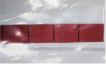 forma rígida vermelha cortada 0.25mm da isolação de papel da fibra do algodão da polpa de madeira de Mylar
