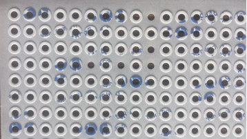Furo pequeno material revestido dobro cortado 0.15mm da fita 9448A do tecido