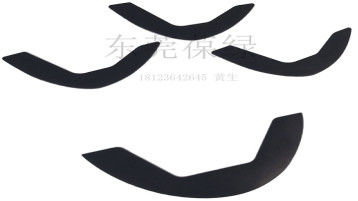 patins de alta temperatura escuros do deslize de 0.7mm Grey Mouse Feet PTFE UPE