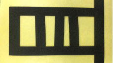 tira feita sob encomenda de 0.3mm EVA Thin Craft Foam Inner que cobre a certificação de UL94 HBF
