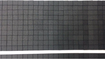 Fogo - o retardador Mylar preto rola cortar plástico do molde do quadrado de 4*4mm